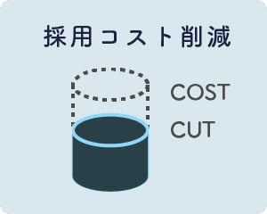 採用コスト削減